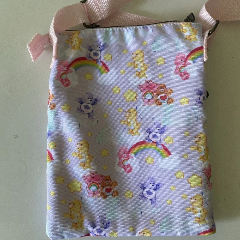 Loungefly Care Bears Rainbows & Clouds Passport Crossbody Bag